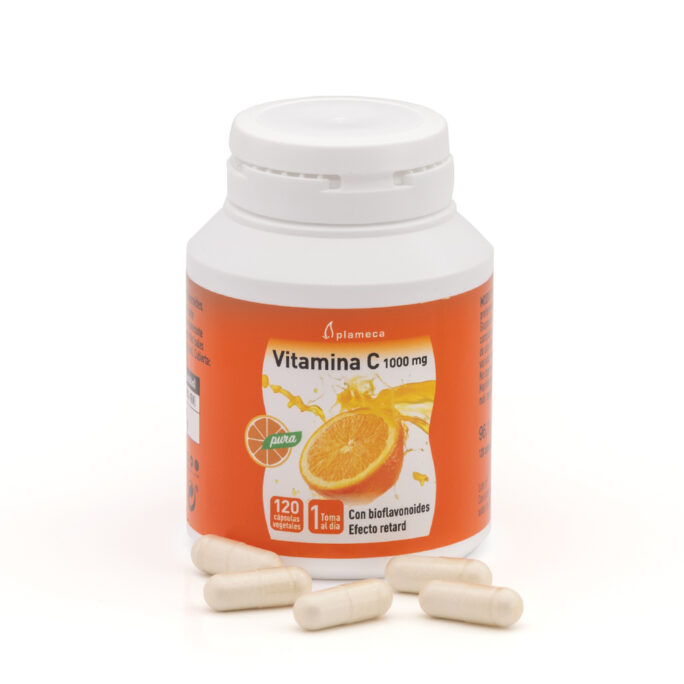Vitamina C delantera capsulas