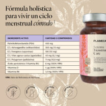Ingredientes activos Serenna Menstrual Care